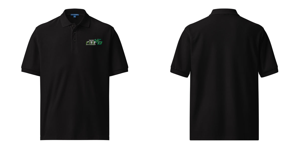 425 Fab Men's Polo — Front + Back