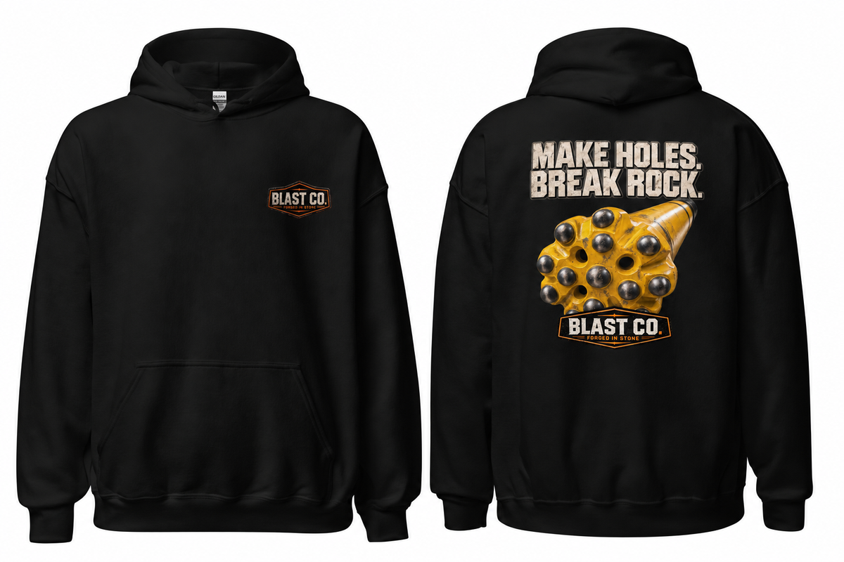 Make Holes Hoodie front and back product mockup